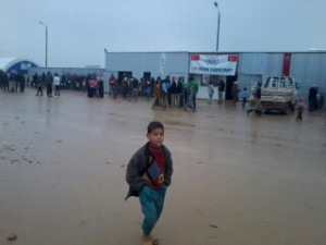 Il campo profughi di Bab al-Salam, al confine tra Siria e Turchia - Foto di Osaid El Debuch