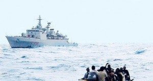 Barcone di immigrati