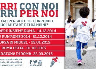 Appuntamenti per correre insieme a Sport senza frontiere