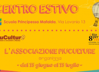 Riparte il centro estivo organizzato dall’associazione Piuculture Centro estivo Piuculture