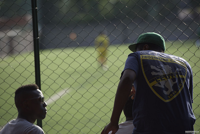 In campo per la 5° giornata del torneo di calcio Mundialido Congo RD e Int Asinitas, Colombia e Irlanda, Brasile e Sierra Leone. Foto di Giuseppe Marsoner