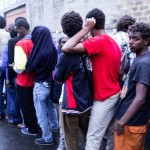 Migranti in transito a Roma