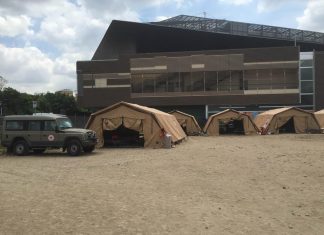 Tendopoli a Tiburtina