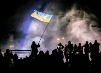 la rivolta della popolazione in Ucraina