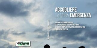Copertina del rapporto LasciateCIEntrare sull'accoglienza dei migranti in Italia