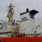 Aquarius, la nave impegnata in un progetto dell’associazione Sos mediterranée, impegnata in attività di soccorso e assistenza ai migranti