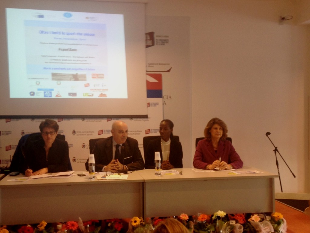Rita Visini, Xavier Jacobelli, Fiona May, Silvia Costa relatori a "oltre i limiti lo sport che unisce"