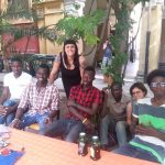 gli ospiti, lassistente sociale e la maestra del cas etabeta di marcellina