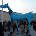 Scultura di cavallo per il centro Basaglia a Trieste