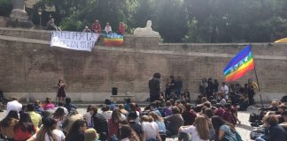 Manifestazione del Liceo Vittorio Colonna per la pace in Siria