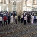 Il momento della Rakatain alla Grande Moschea di Roma