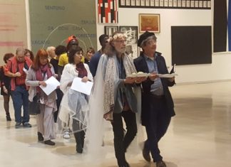 A sostegno di Lucano “Vuoi sposarmi?” al Macro corteo nuziale al Macro a sostegno di Mimmo Lucano