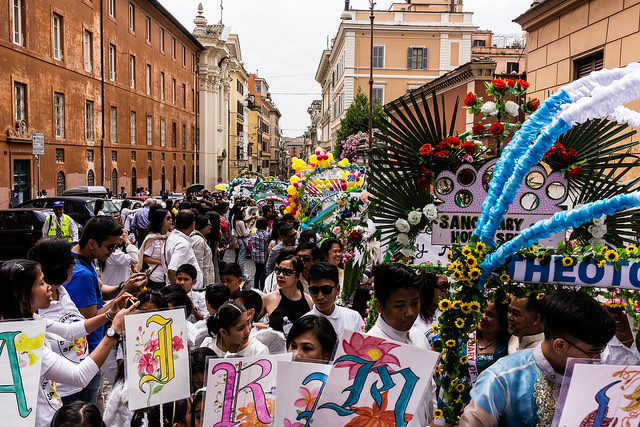 Festa Flores de Mayo Roma, foto di Adamo Banelli