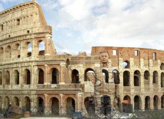 Evento dedicato al lusso in occasione del Capodanno cinese Liu Bolin Colosseo