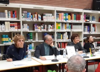Incontro Piuculture - da sn: C. Peri, A. D'Elia, A. Ghisani, S. Vinci