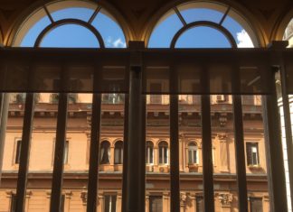 Veduta dall'ambasciata di Lituania a Roma