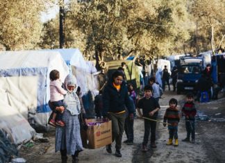 Profughi in Grecia, hotspot di Samos