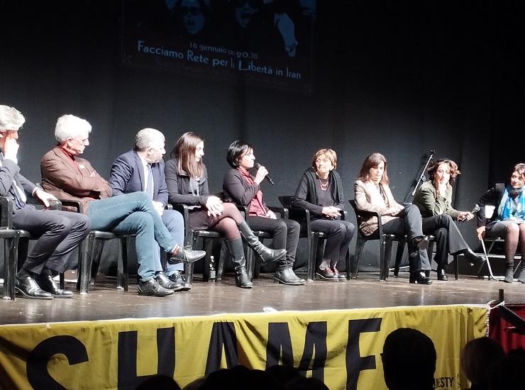 Serata della Rete di solidarietà per il popolo in Iranper