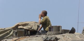 carroarmato in Palestina foto fornita da GS Spoto