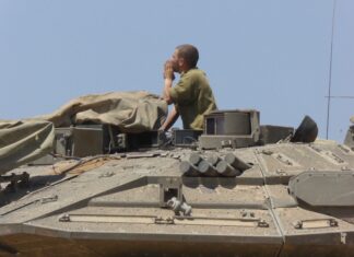 carroarmato in Palestina foto fornita da GS Spoto