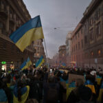 manifestazione a favore dell’Ucraina- foto di Alessandro Guarino