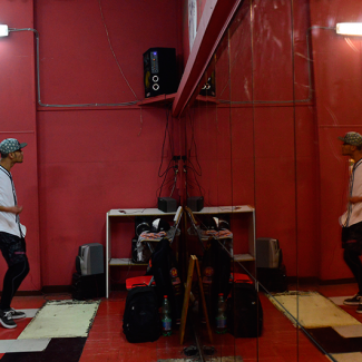 Jorge in un momento creativo