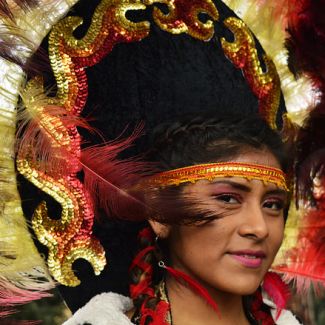 la VI edizione del carnevale boliviano, domenica 14 febbraio 2016 a Roma