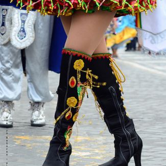 la VI edizione del carnevale boliviano, domenica 14 febbraio 2016 a Roma